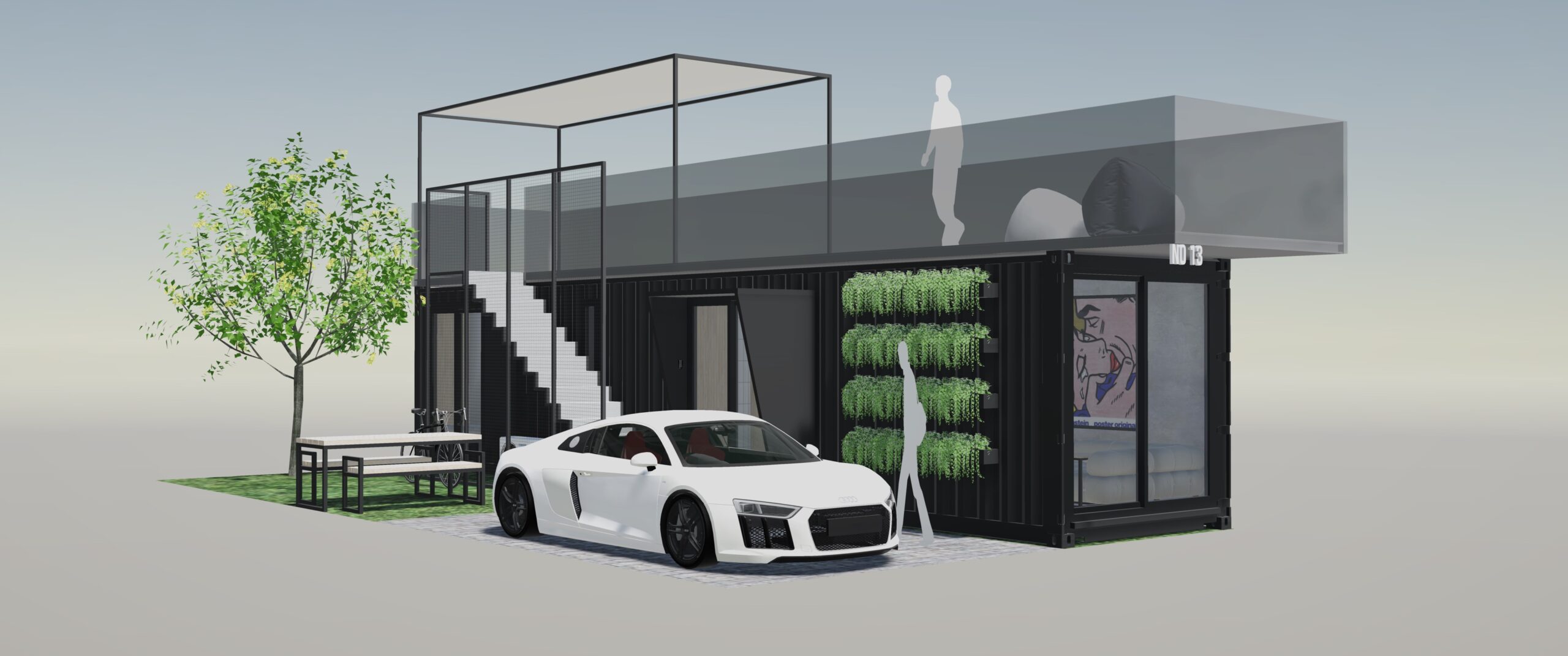 1 CONTAINER HOME 2
