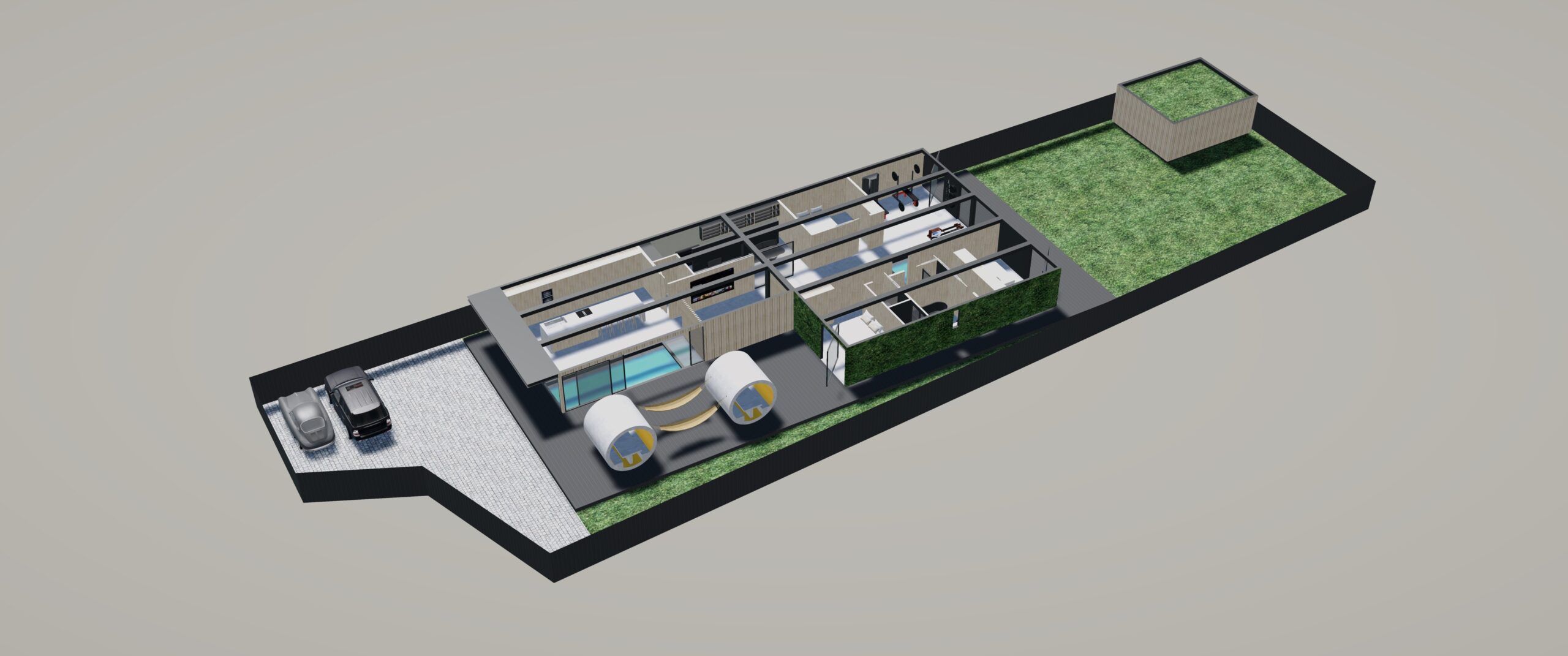 8 CONTAINER HOME WITH SWIMMING POOL 3